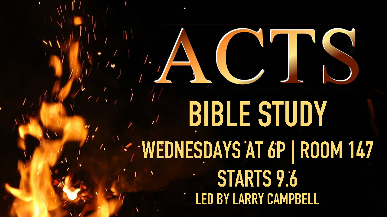 Acts Bible Study Wed Eve copy image