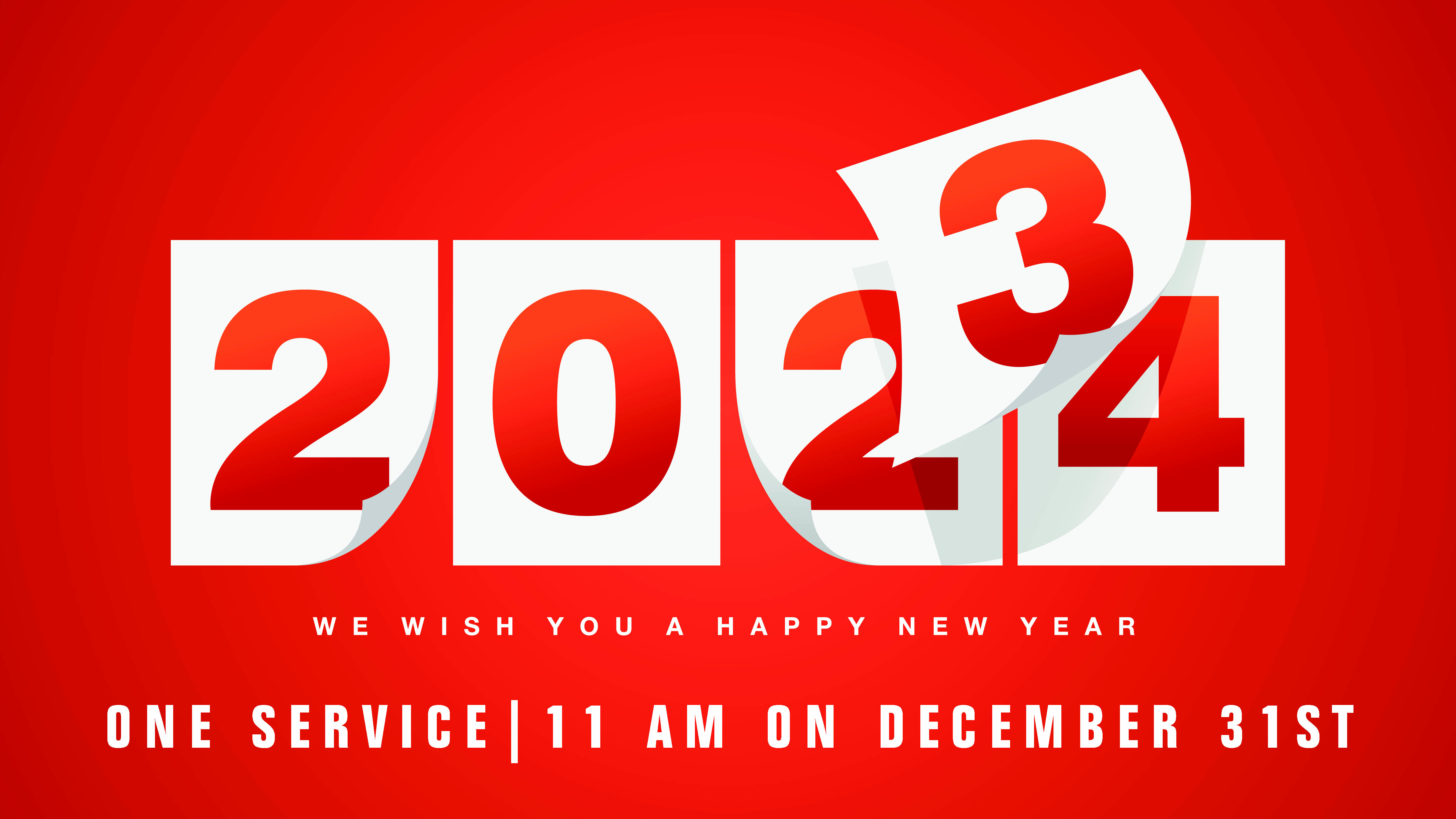December 31 service image