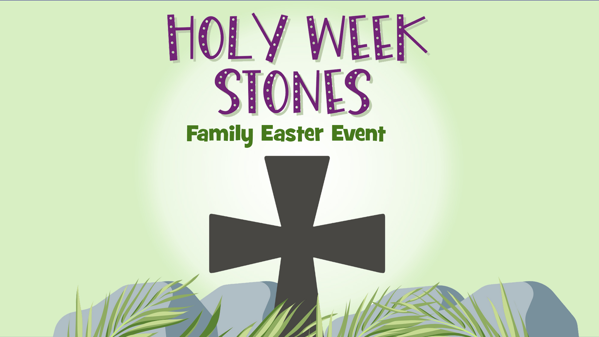 Icon Holy Week Stones 9x16 copy image
