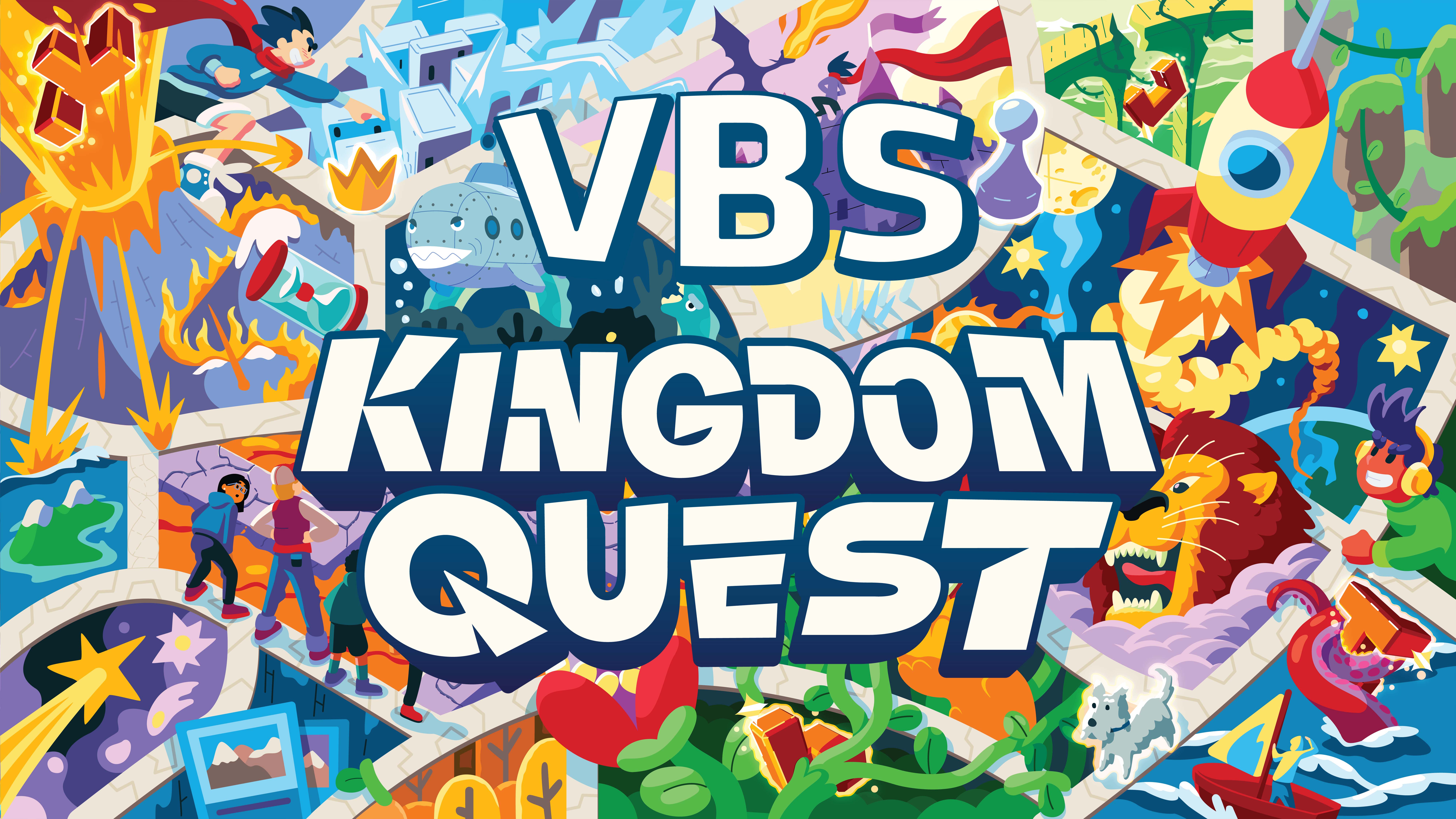 VBS title for webpage and registration image