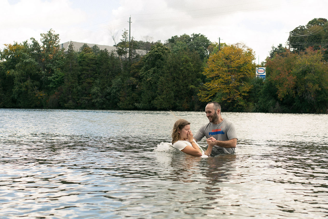 Tom and Sarah Baptized-7
