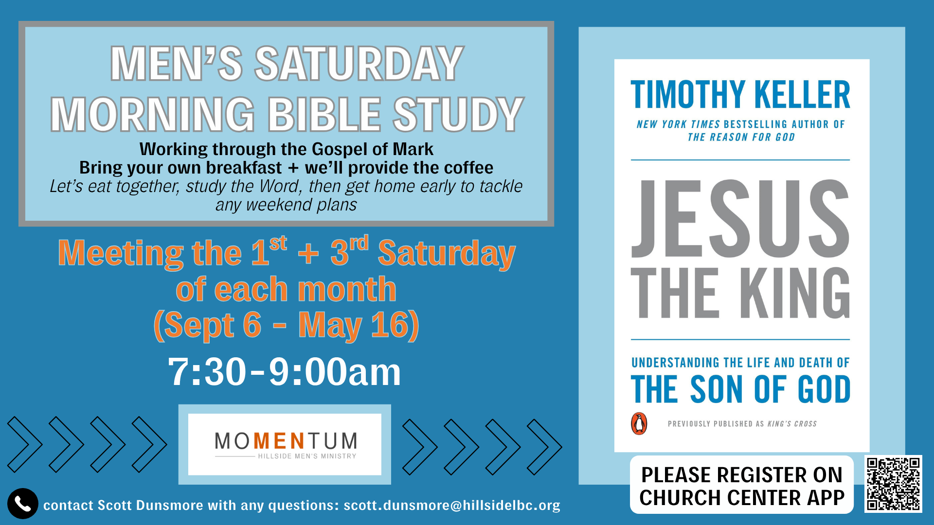Men's Saturday Bible Study