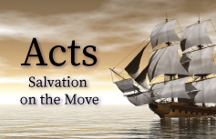 Acts: Salvation on the Move banner