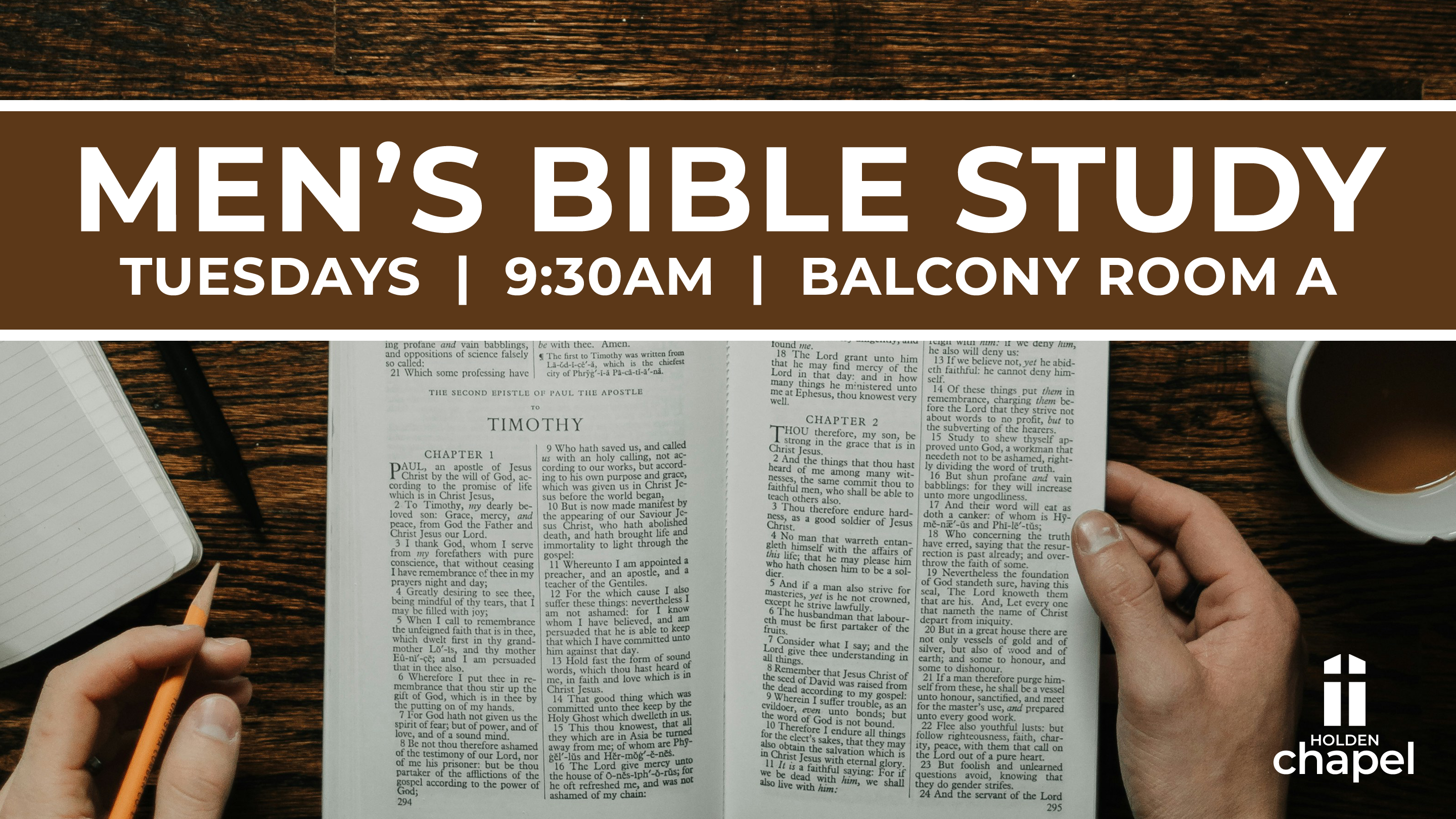 Bible studies 2025 - Tuesday AM Men