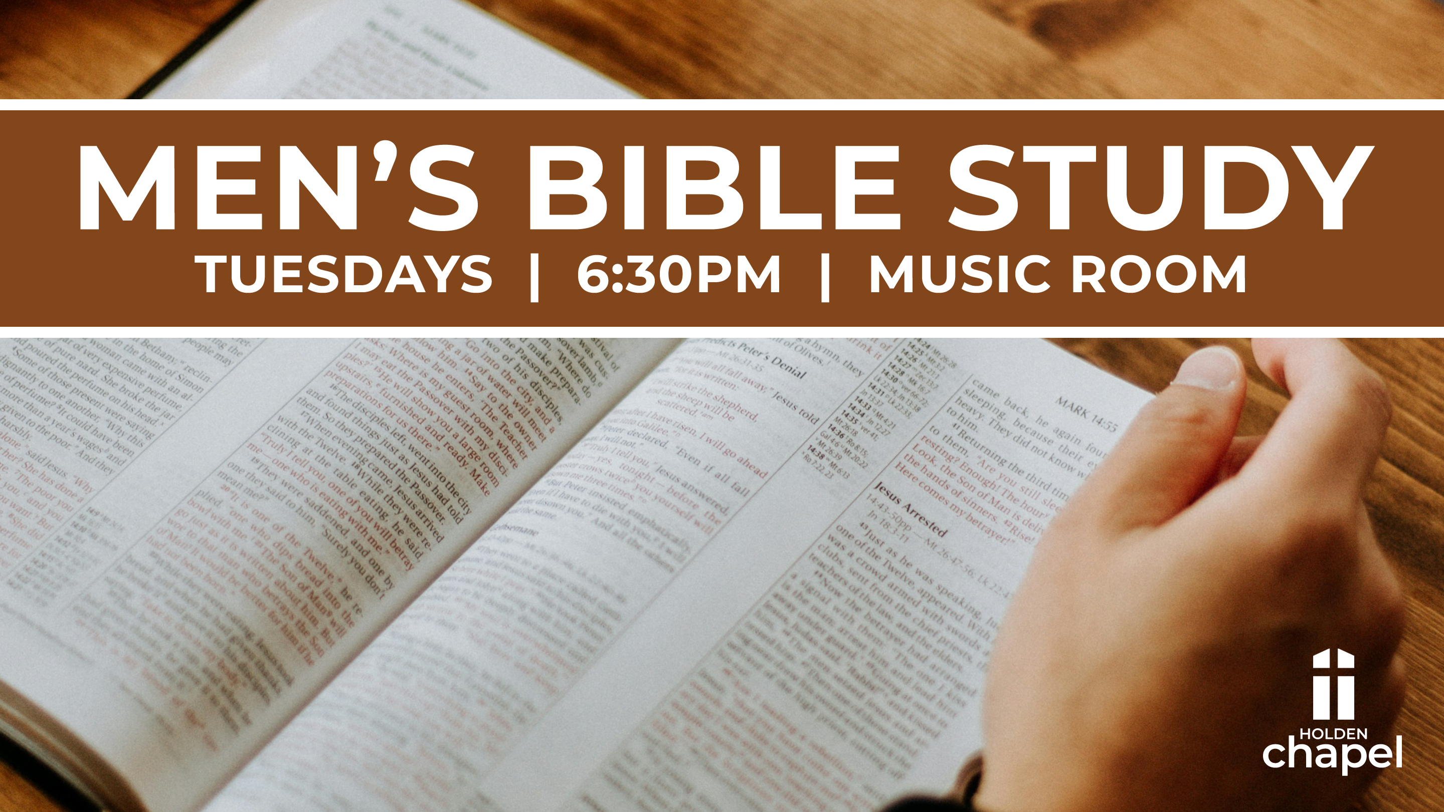 Bible studies 2025 - Tuesday PM Men
