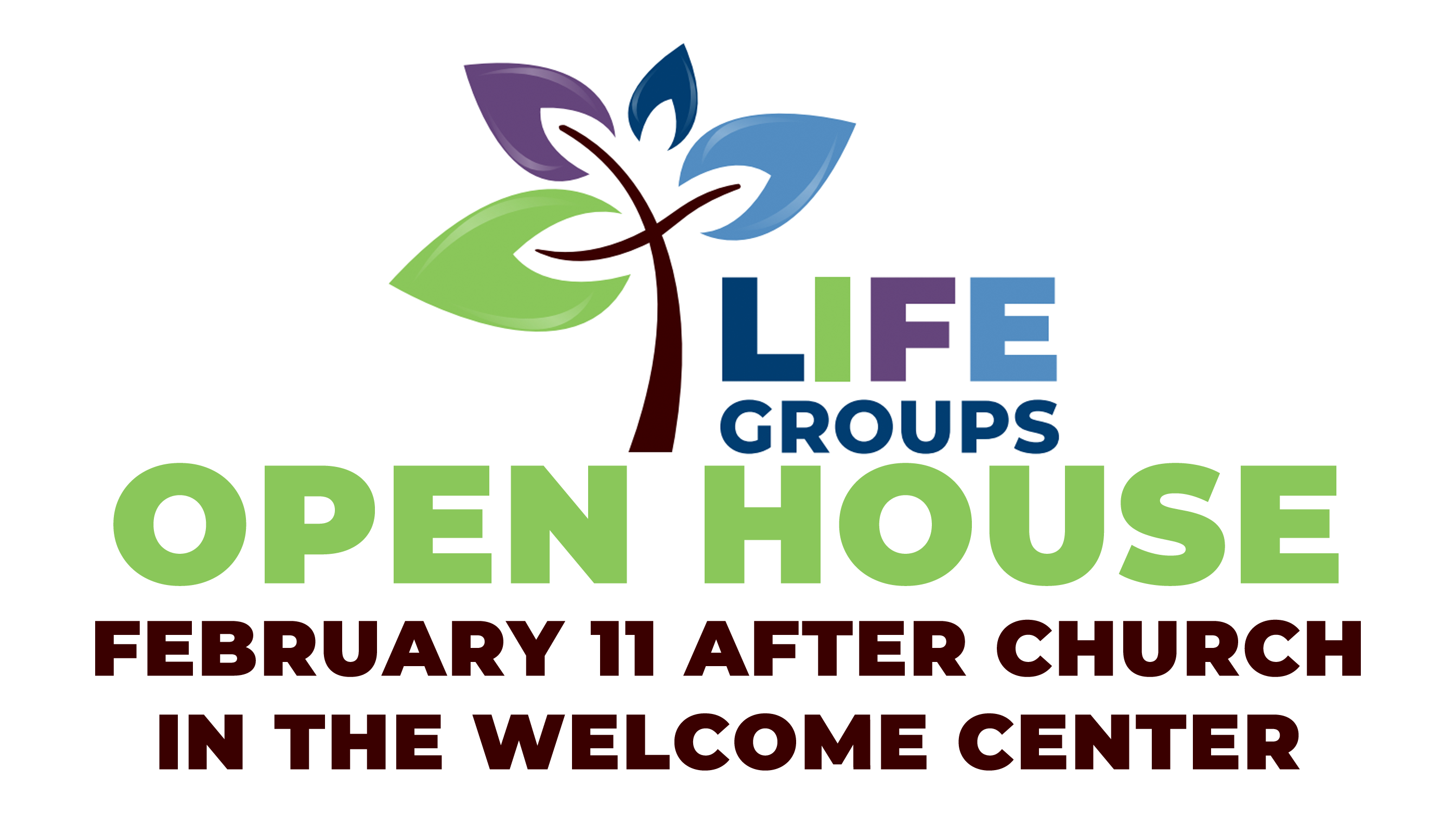 life groups open house February image