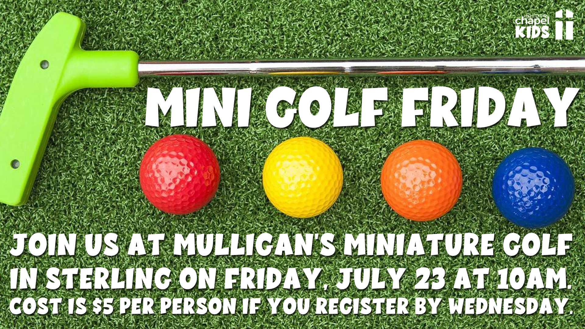 mini golf friday image