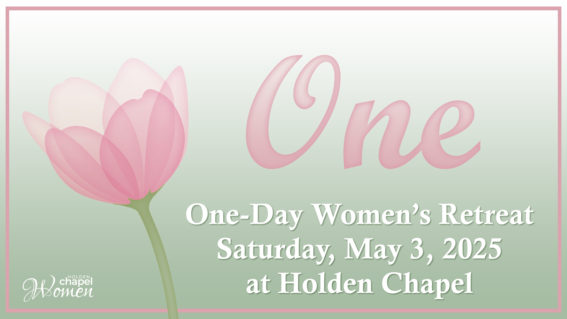 One Womens Retreat 2025 logo image