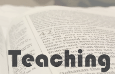 Teaching - Walking In God's Word banner