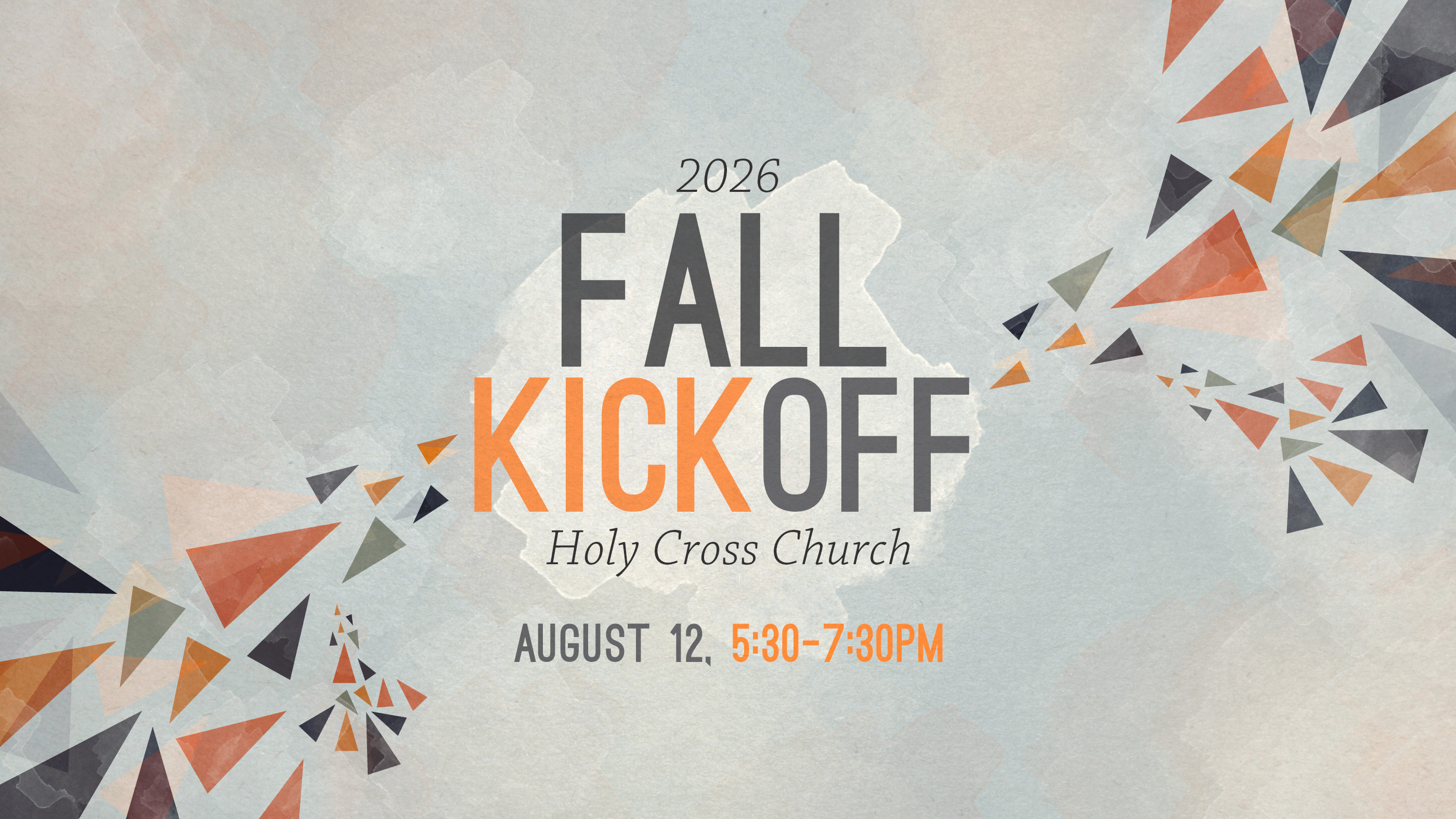 fall kickoff 2026