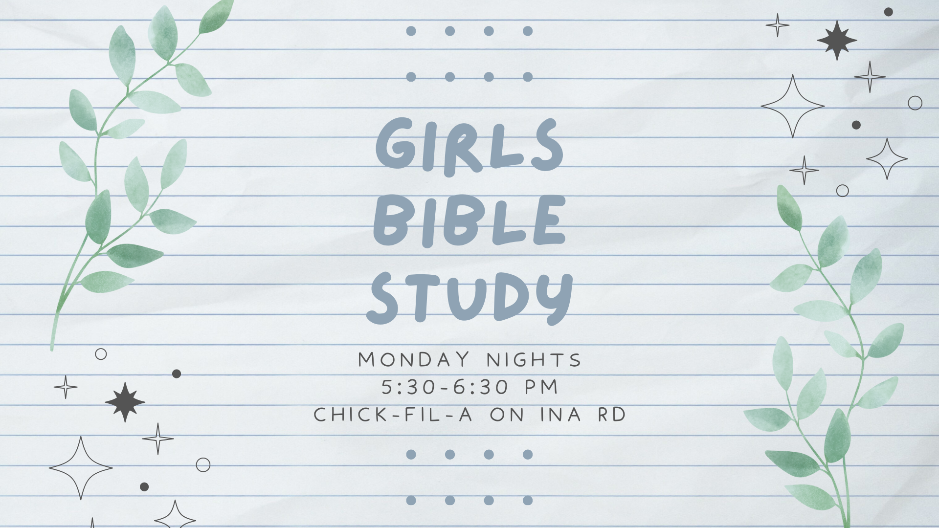 Girls Bible study