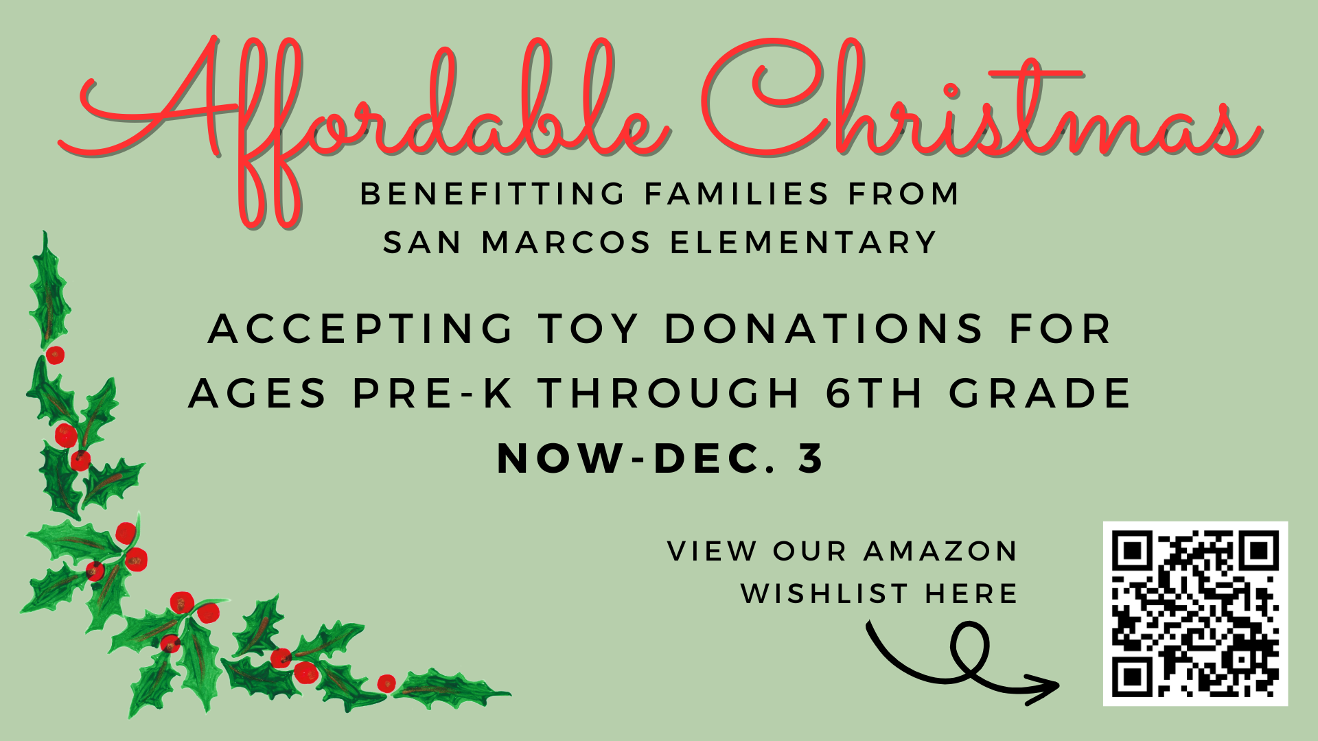 HOPE on Mission Focus: Affordable Christmas