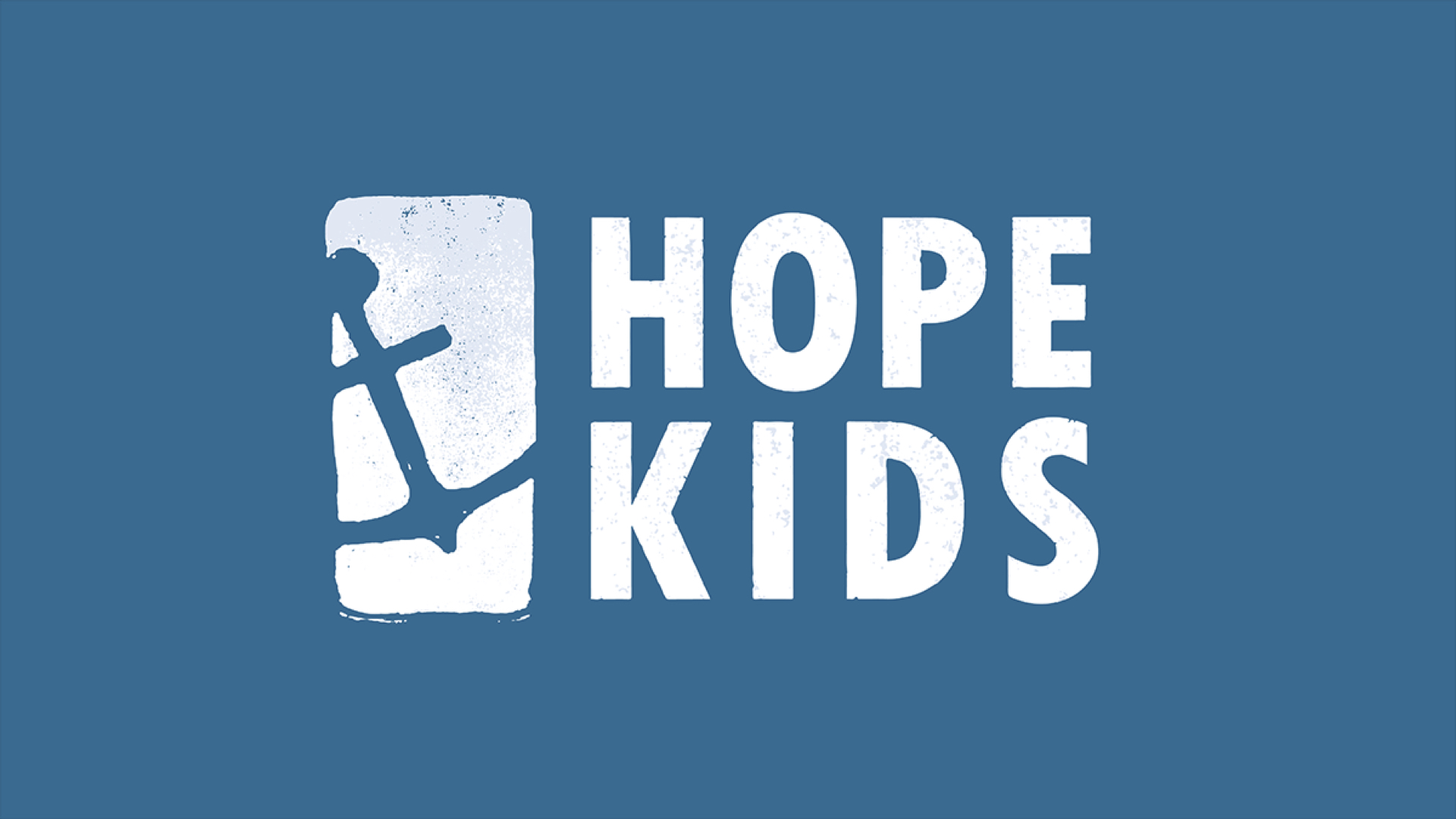 Hope Kids logo with an anchor stamp.