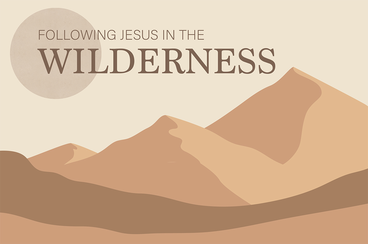 Following Jesus in the Wilderness banner