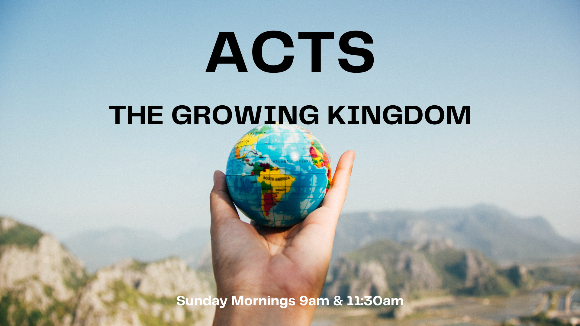 Acts: The Growing Kingdom, Fall 2023 banner