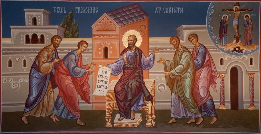 Preaching - Saint Paul at Corinth