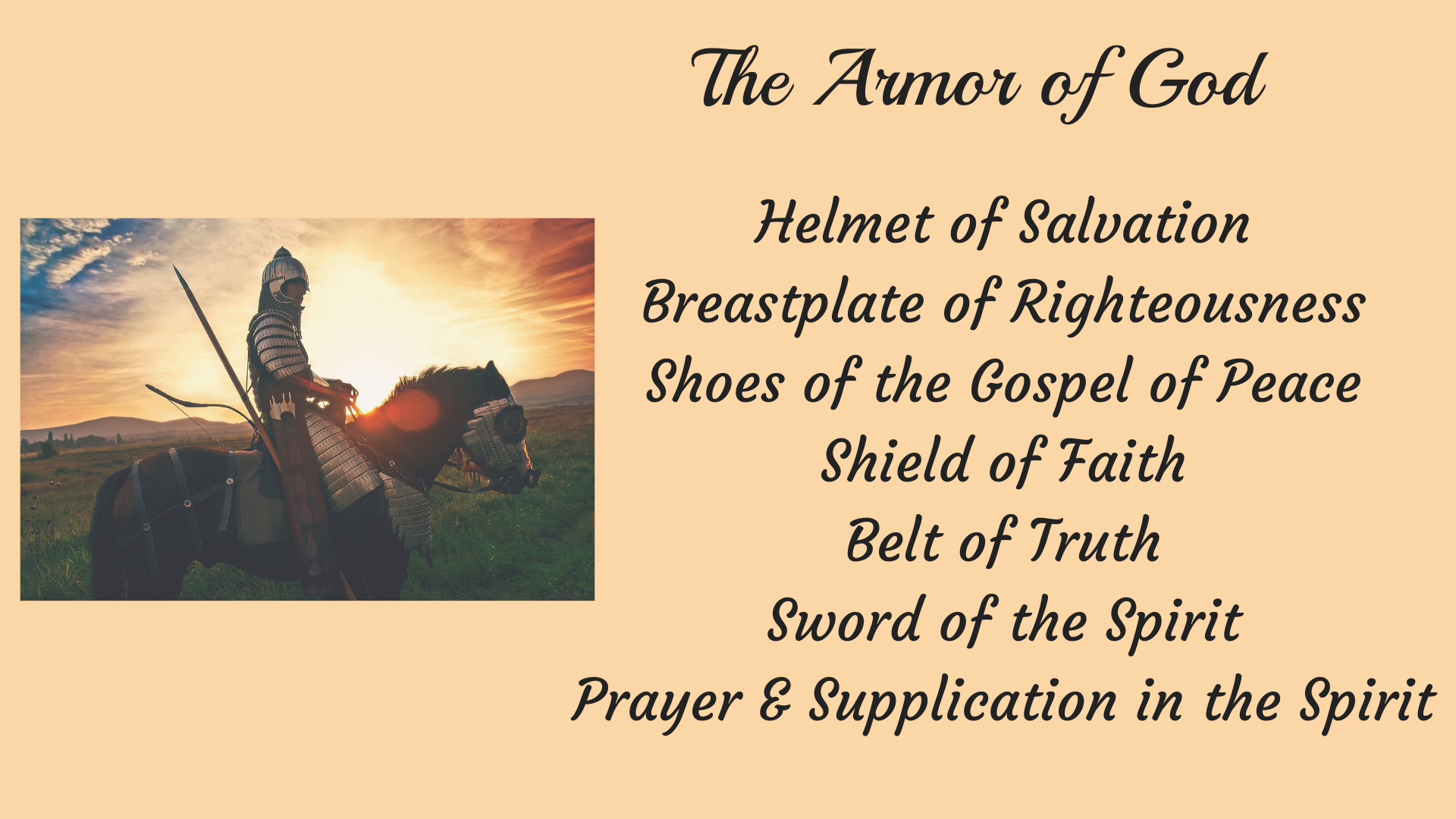 Armor of God  banner