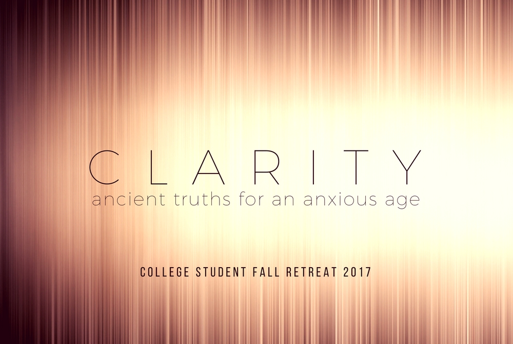 College Student Fall Retreat 2017 banner