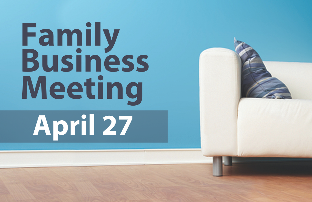 Family Business Meeting Date image