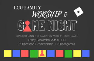 Family Worship & Game Night EVENT image