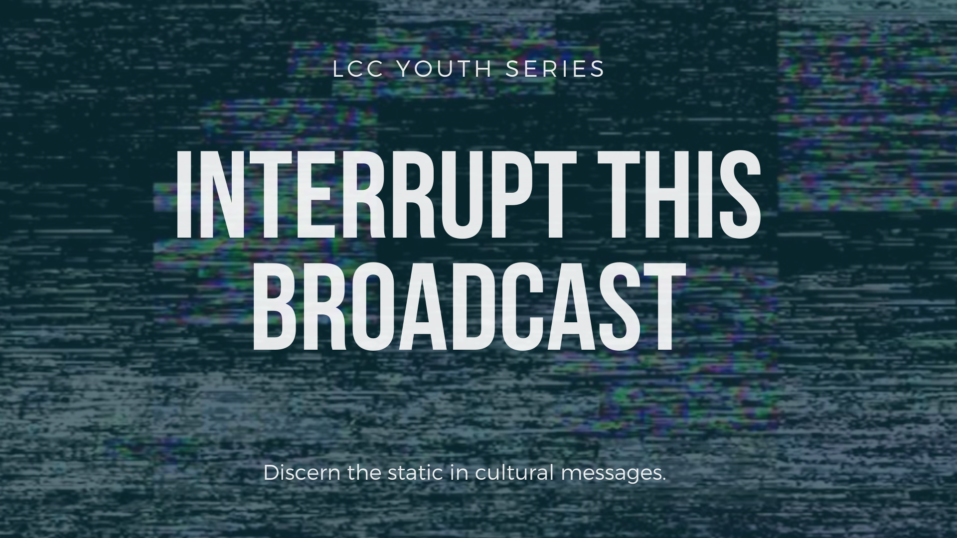 Interrupt This Broadcast banner