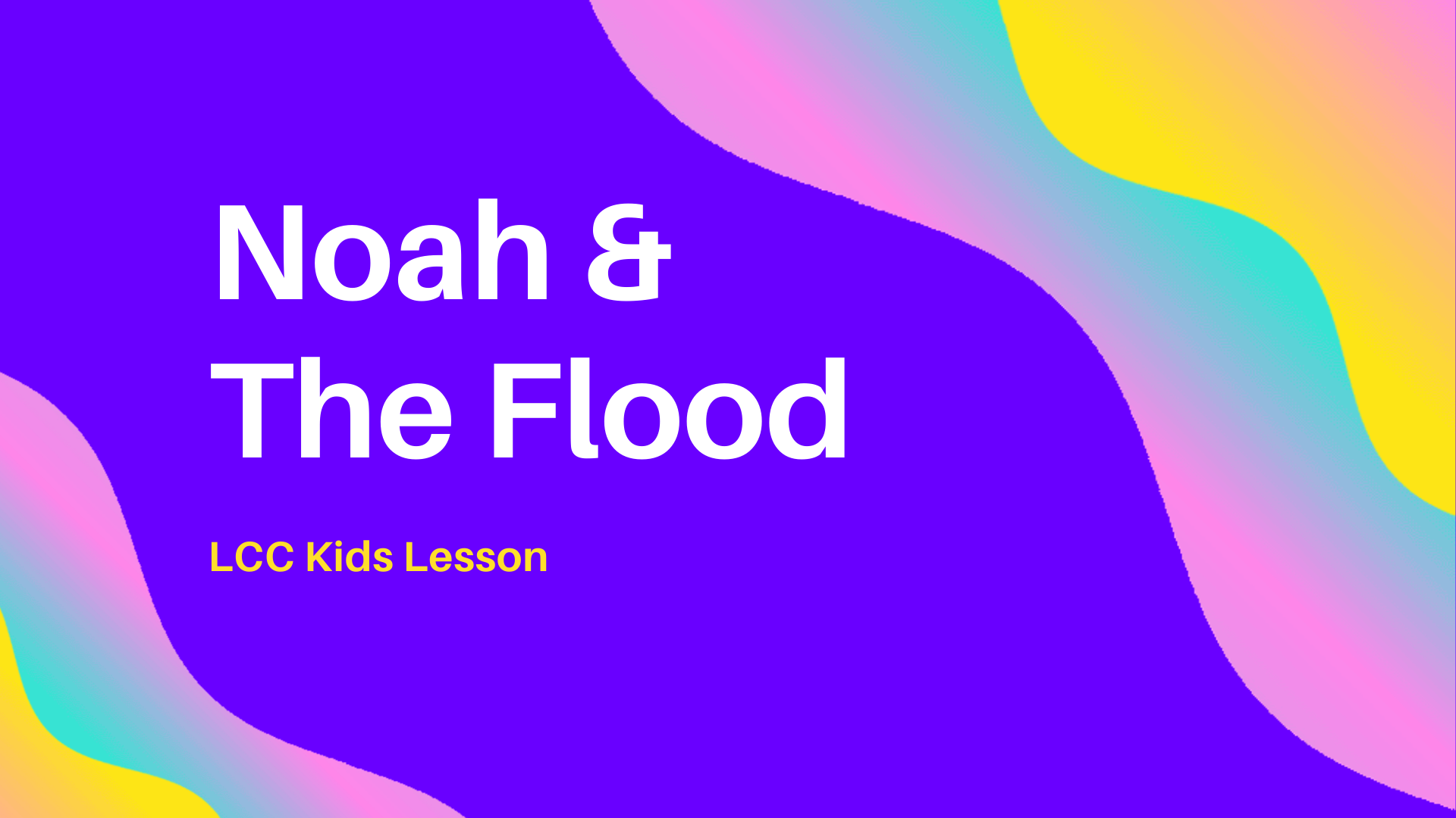 Noah & The Flood banner