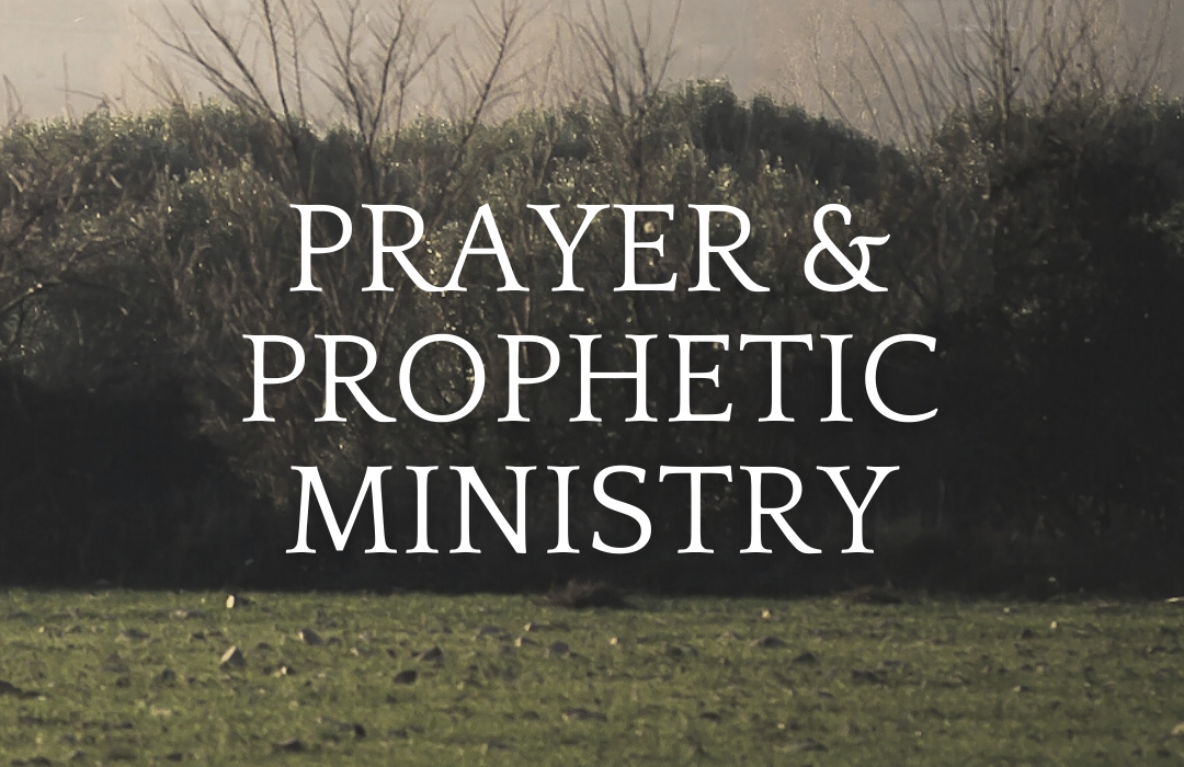 Prayer & Prophetic Ministry Workshop banner