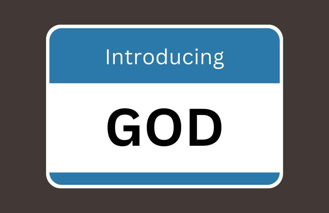 Introducing God banner