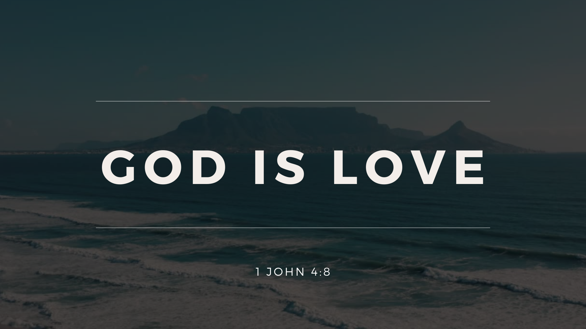 God Is Love banner