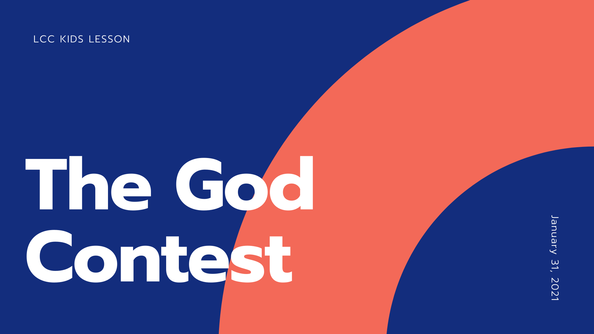 The God Contest banner