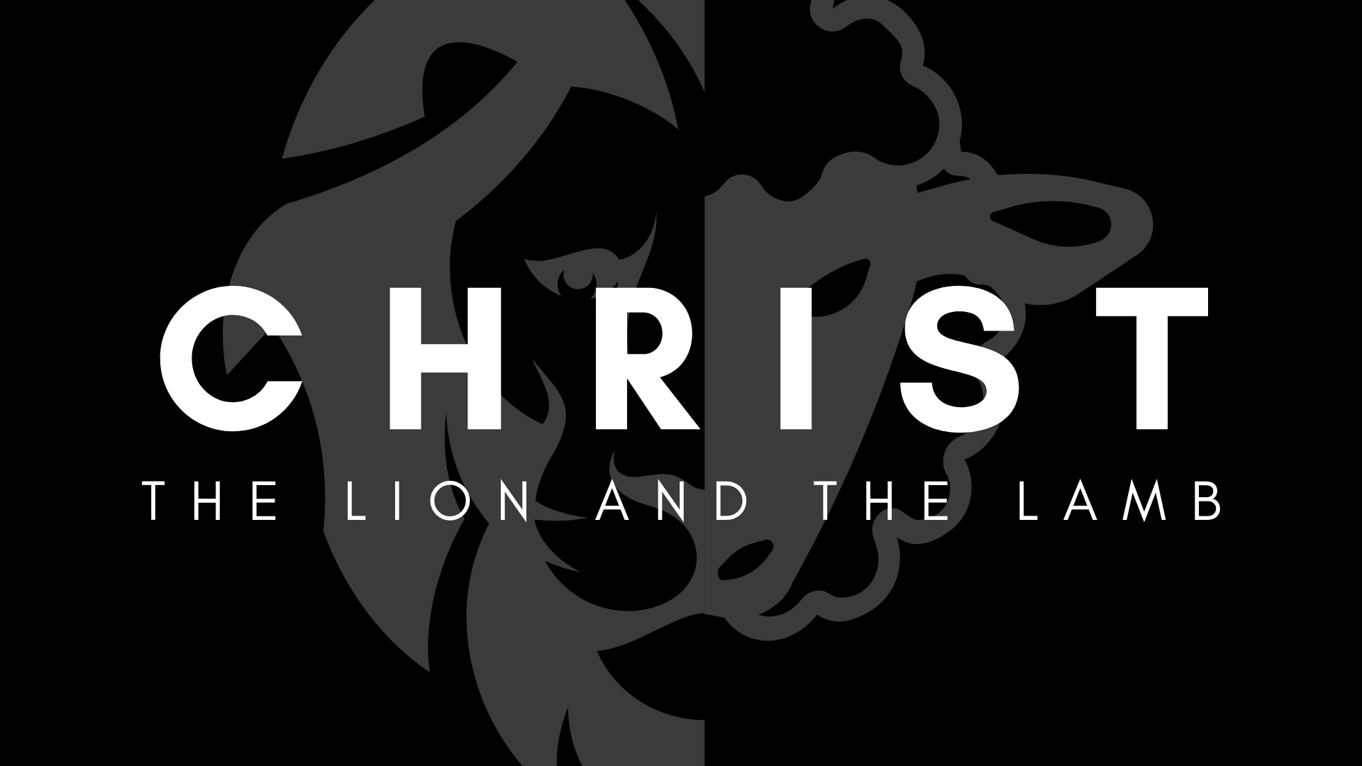 YC22 CHRIST: The Lion and The Lamb banner
