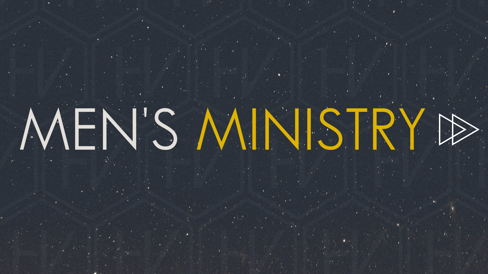 Men's Ministry Template image
