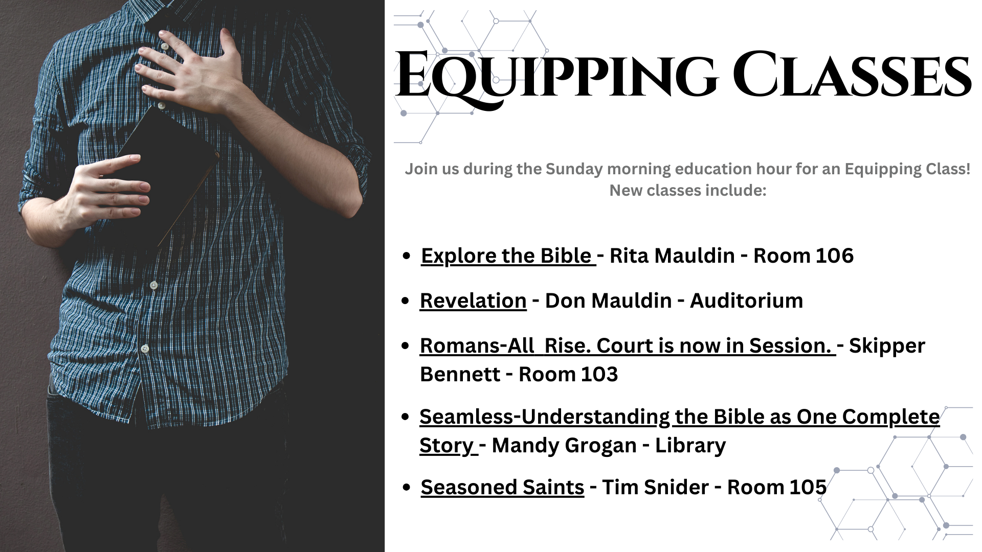 Equipping Classes 2024
