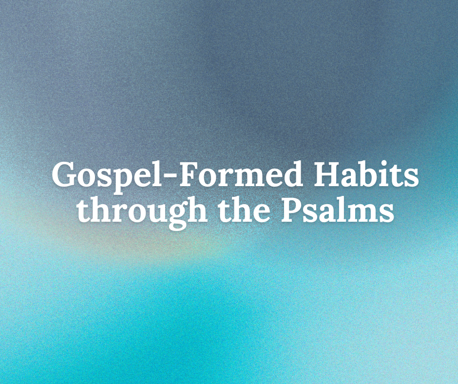 Gospel-Formed Habits through the Psalms banner