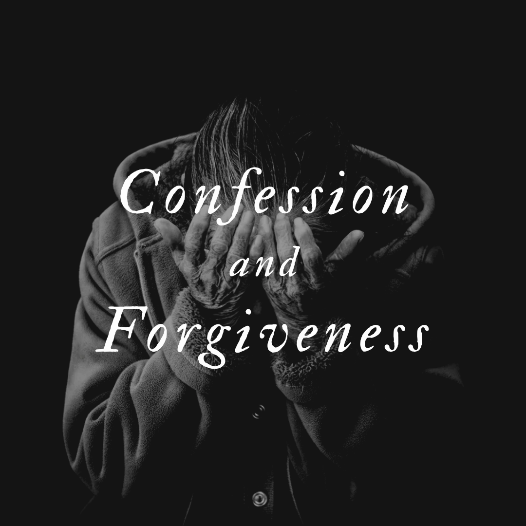 Confession and Forgiveness banner