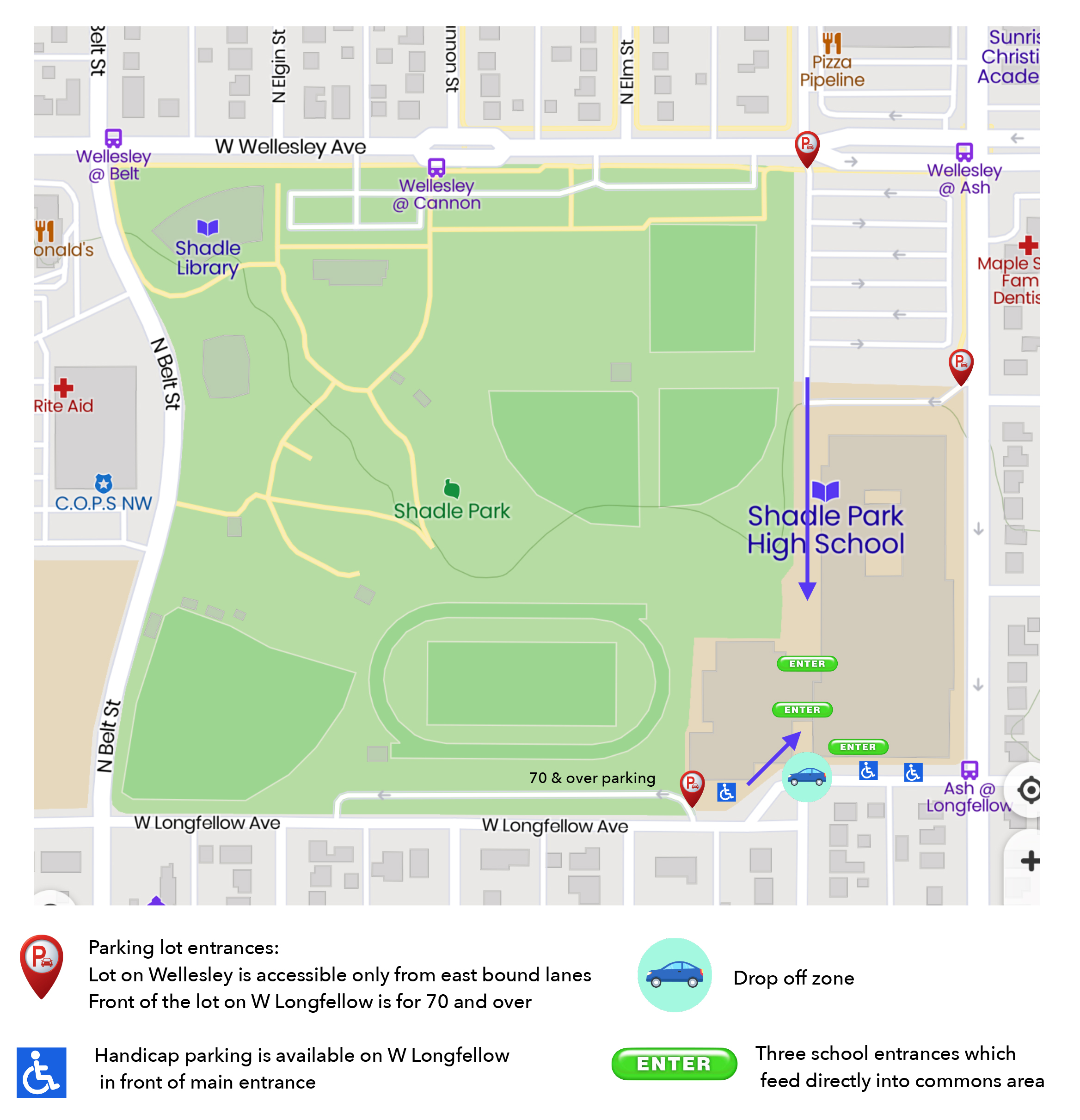 Resurrection Sunday Map