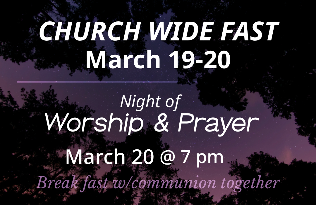 Church wide fast - Website - Spring 2024 image