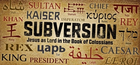 Subversion - Colossians banner