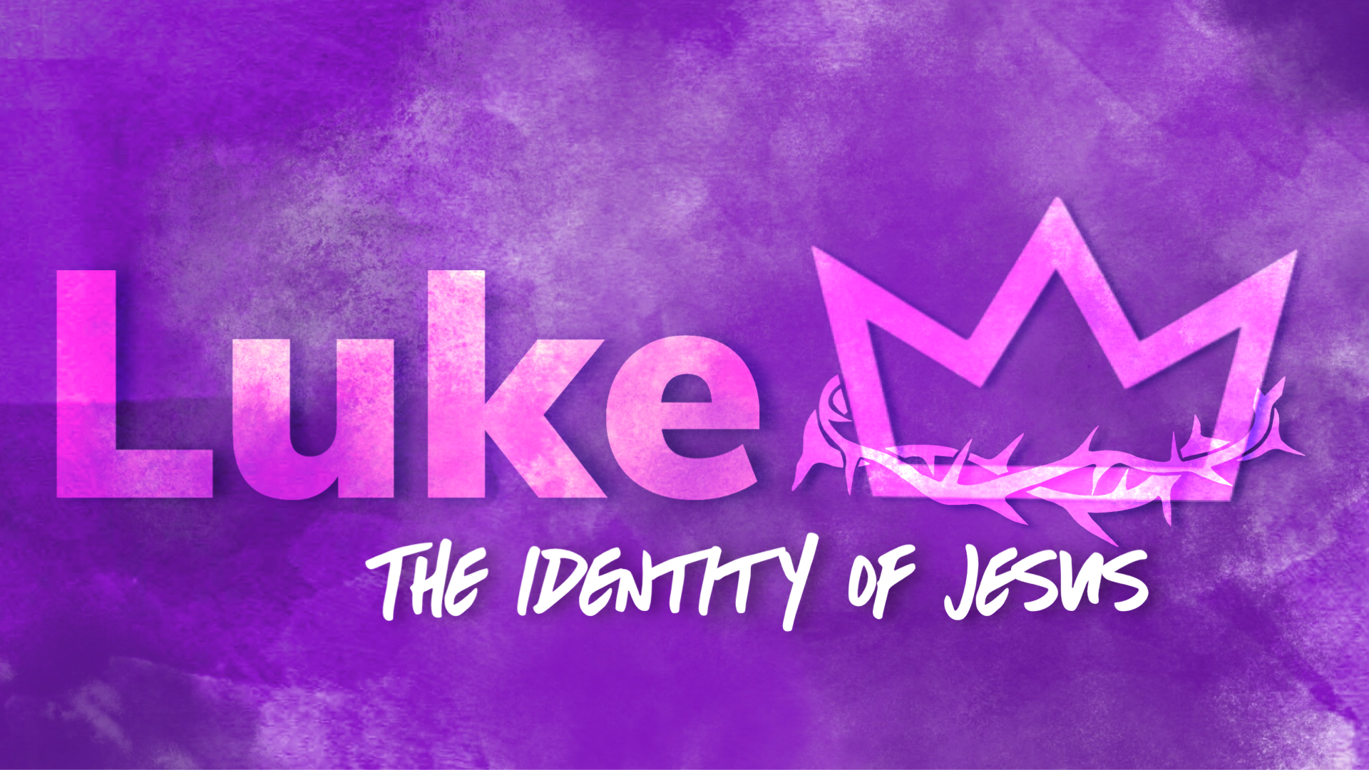 Luke: The Identity of Jesus banner
