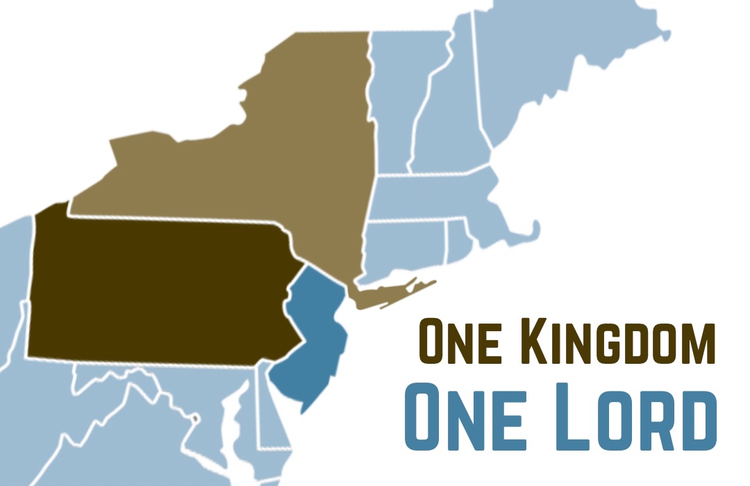 One Kingdom, One Lord banner