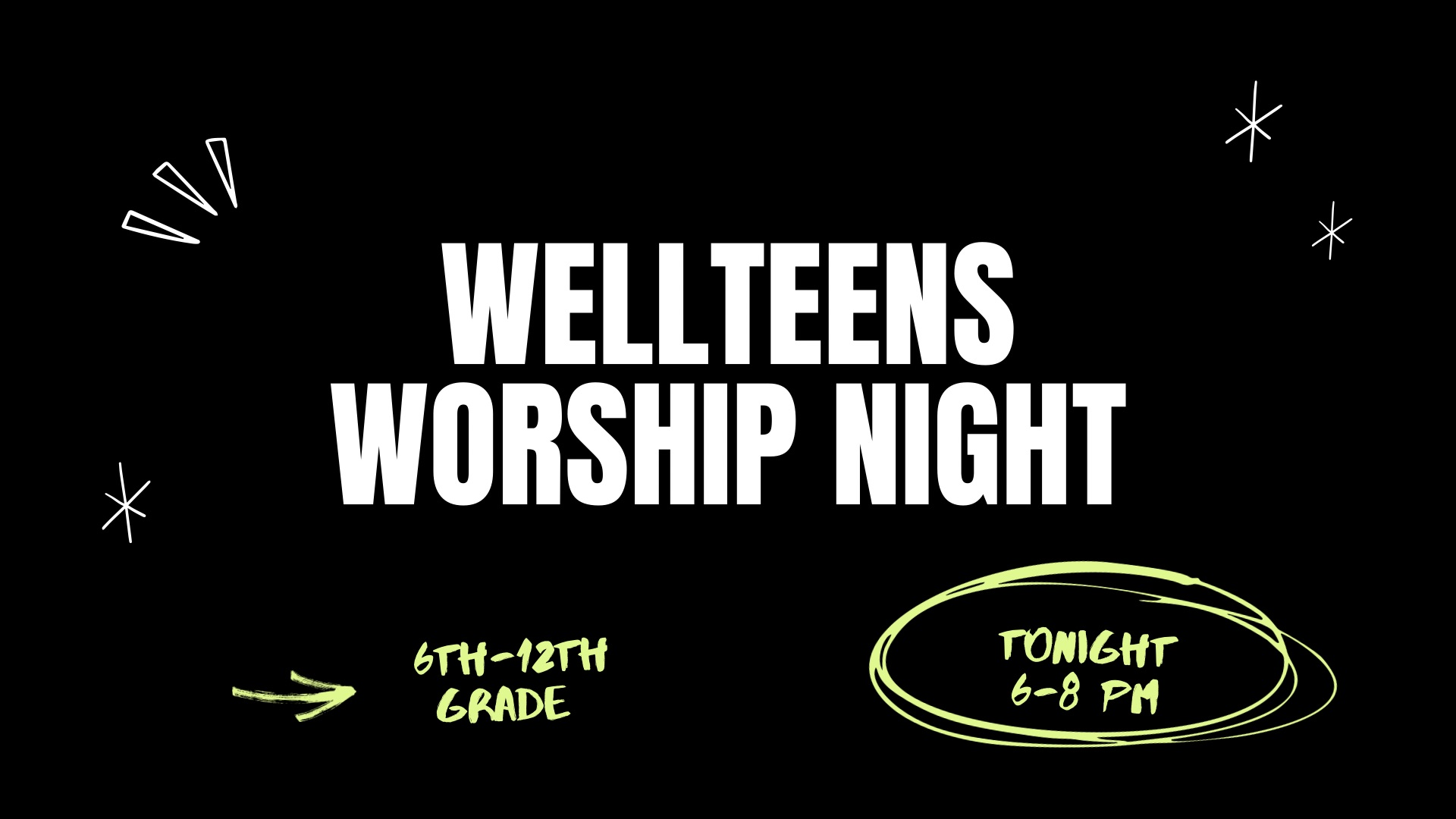 WellTeens Worship Night image