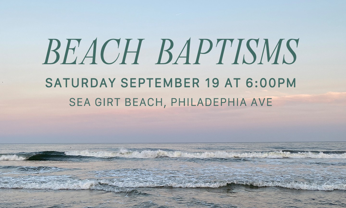 beach baptism image