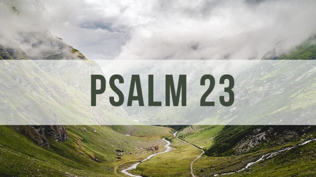 Psalm 23 banner