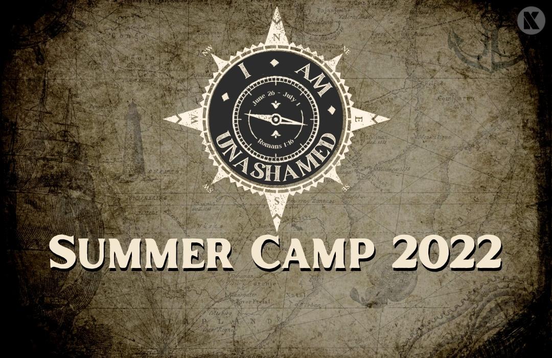 Summer Camp Event Website Graphic image