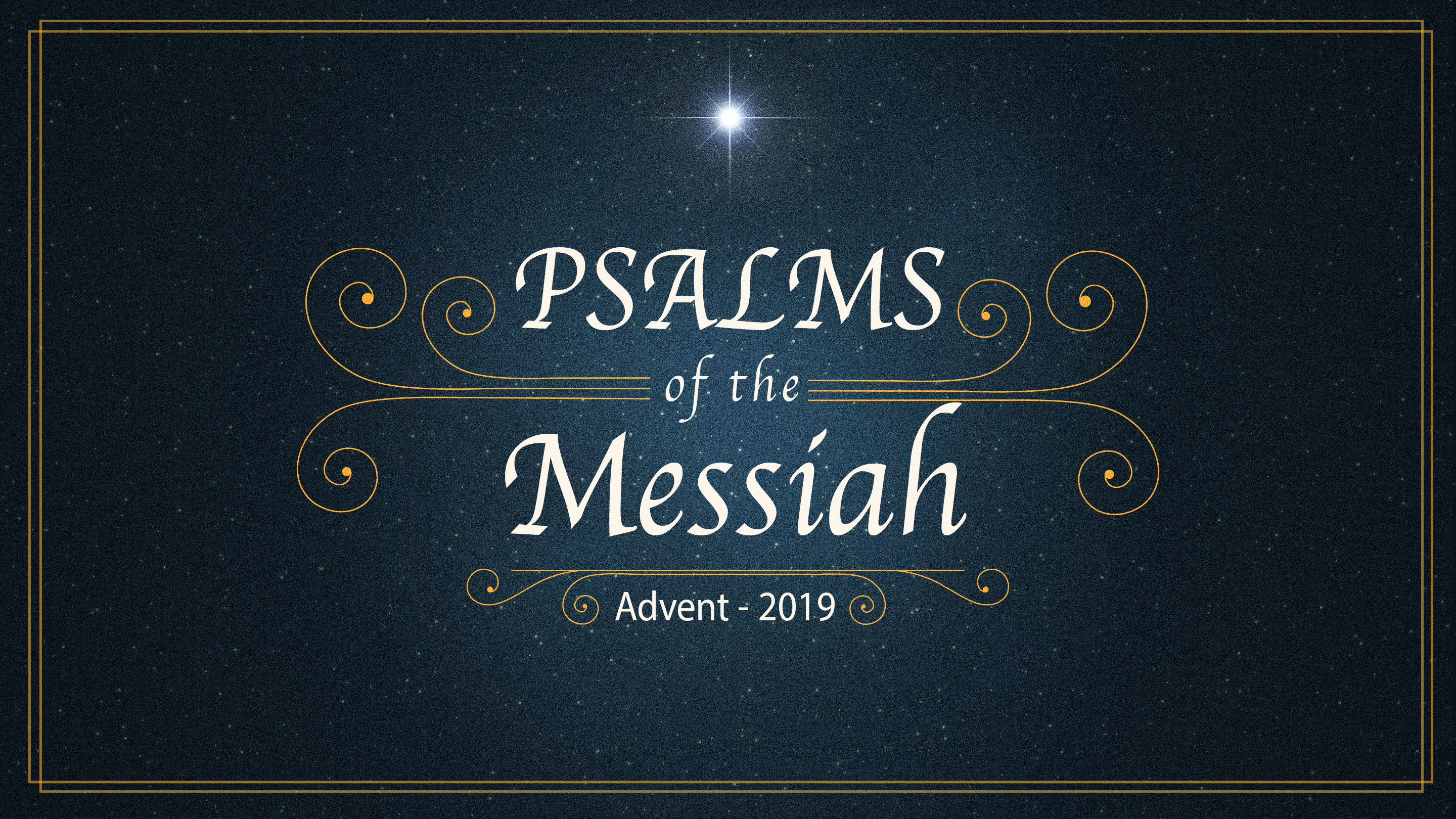 Psalms of the Messiah banner