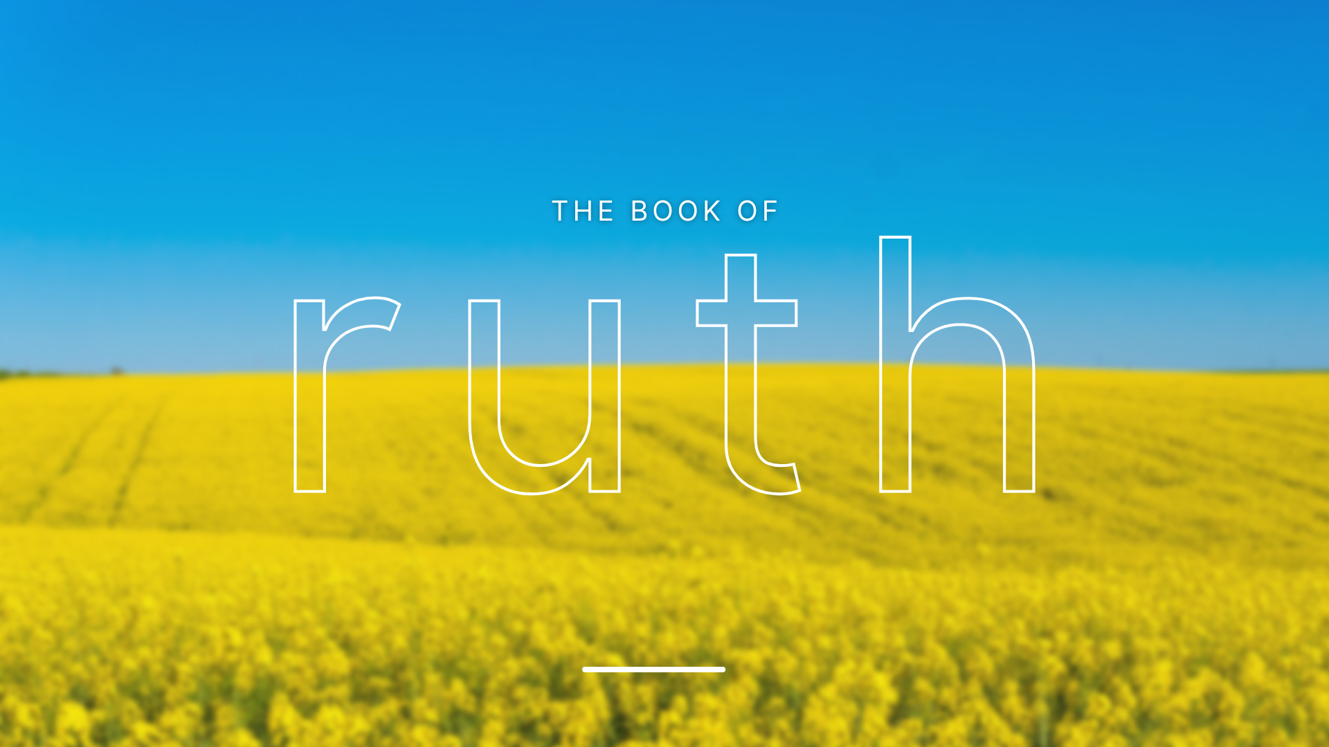 The Book of Ruth banner