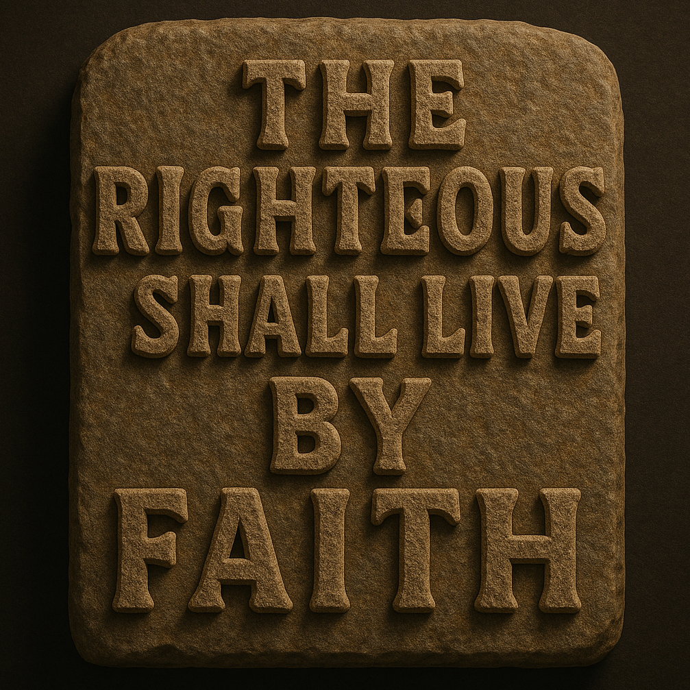 The Righteous Shall Live By Faith
