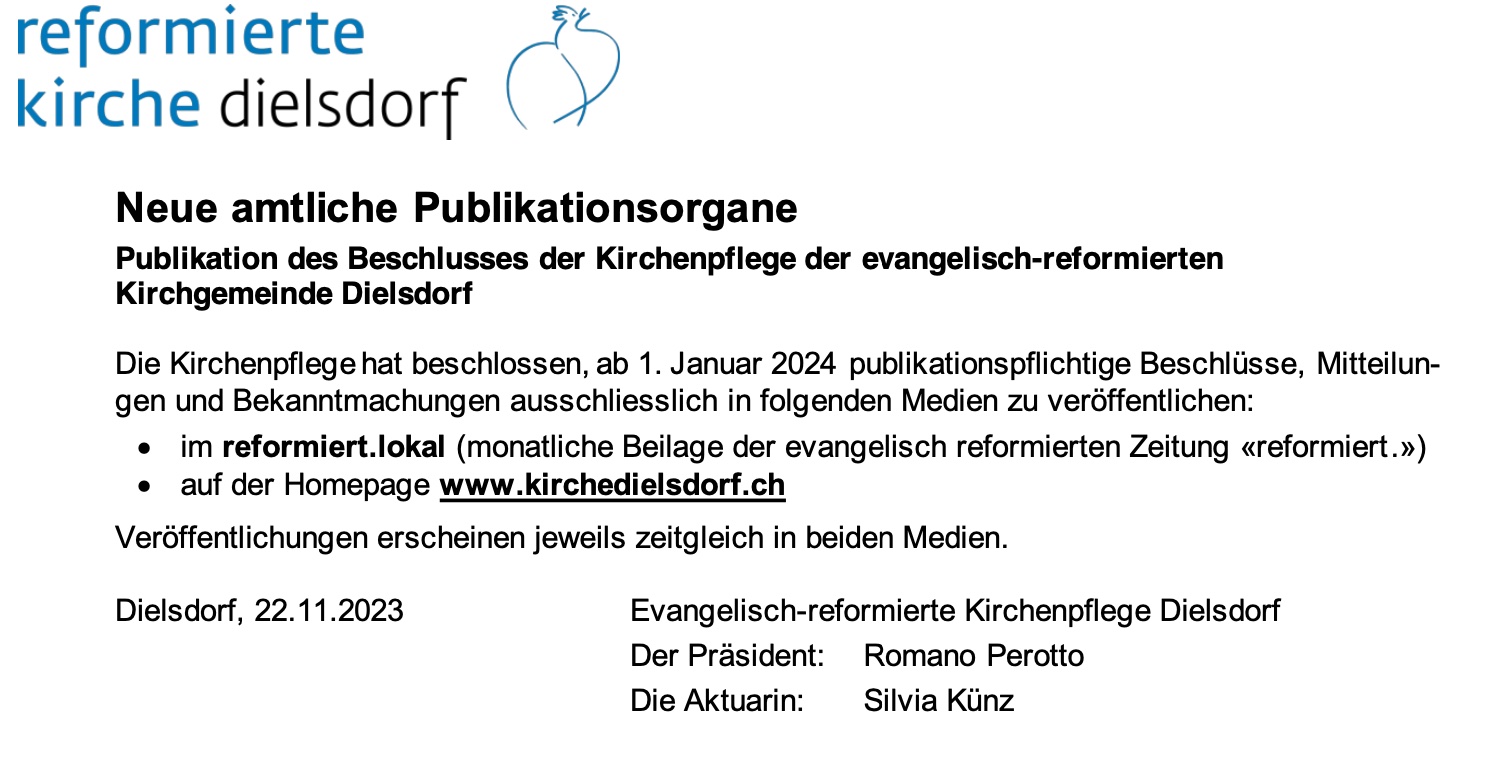 20231123_Publikation_Beschluss Kirchenpflege_Pfarrbestätigungswahl_2024_final