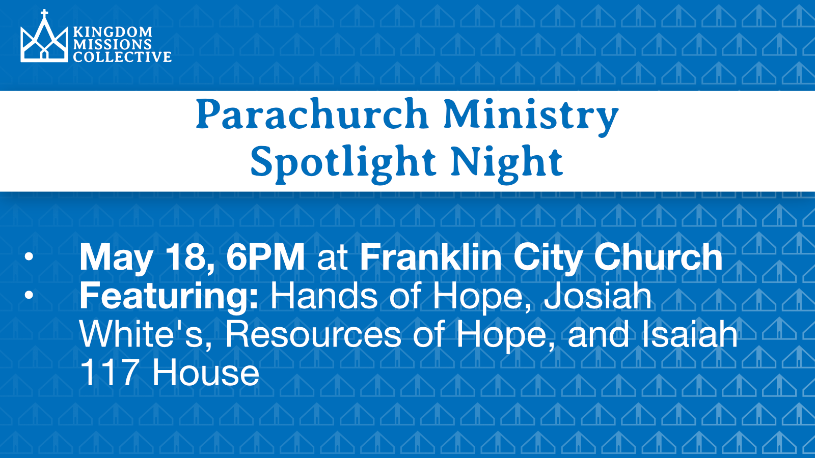 Ministry Spotlight Night