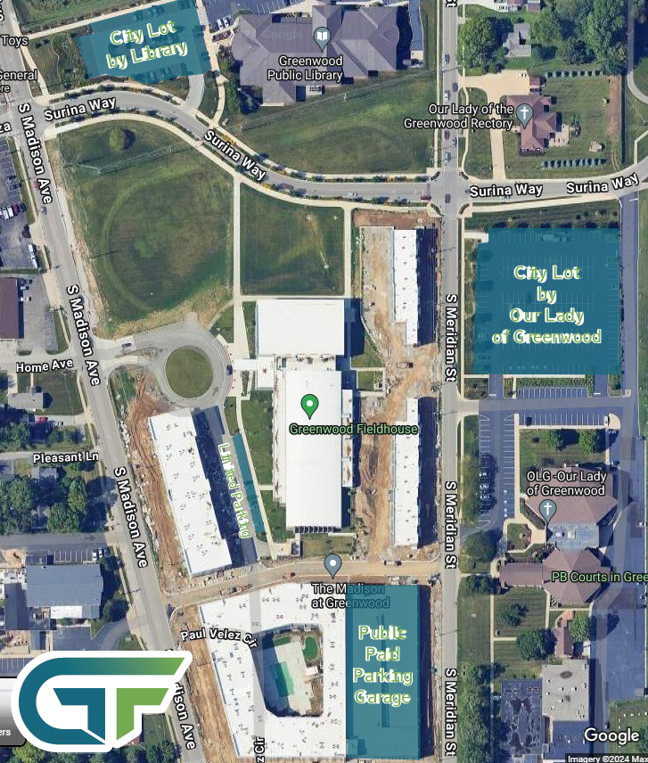 Places to Park by Greenwood Fieldhouse